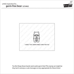 Lawn Fawn - GERM-FREE BEAR - Clear Stamp Set