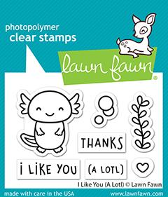 Lawn Fawn - I LIKE YOU (A LOTL) - Clear Stamp Set
