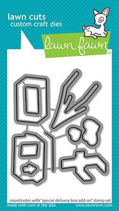 Lawn Fawn - SPECIAL DELIVERY BOX ADD-ON - Lawn Cuts DIES