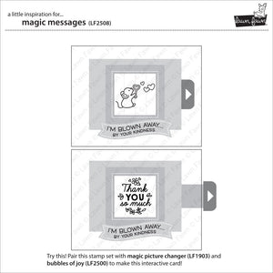 Lawn Fawn - MAGIC MESSAGES - Stamps Set