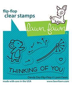 Lawn Fawn - DANDY DAY FLIP-FLOP - Clear Stamp Set