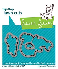 Lawn Fawn - MERMAID FOR YOU FLIP-FLOP - Die Set