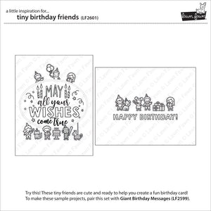 Lawn Fawn - TINY BIRTHDAY FRIENDS - Stamp Set