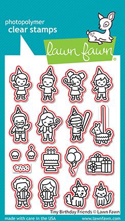 Lawn Fawn - TINY BIRTHDAY FRIENDS - Die Set
