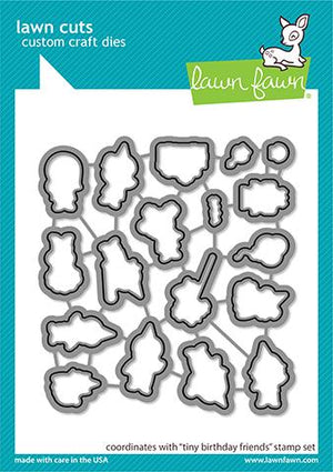 Lawn Fawn - TINY BIRTHDAY FRIENDS - Die Set