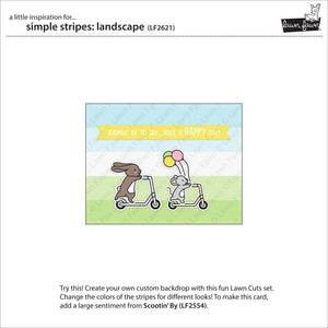 Lawn Fawn - SIMPLE STRIPES: LANDSCAPE - Die Set