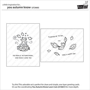 Lawn Fawn - YOU AUTUMN KNOW - Stamps set