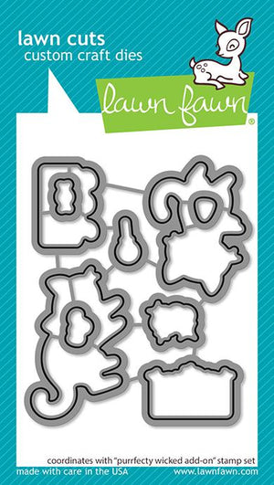 Lawn Fawn - PURRFECTLY WICKED ADD-ON - Dies set