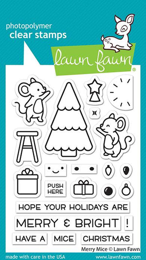 Lawn Fawn - MERRY MICE - Stamps set