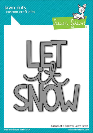 Lawn Fawn - GIANT LET IT SNOW - Die