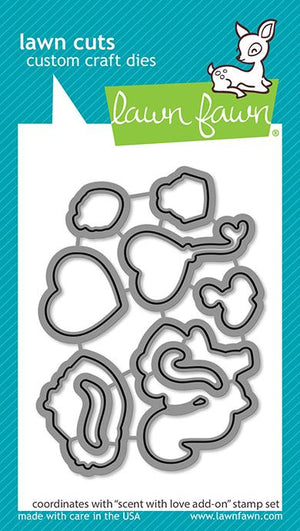 Lawn Fawn - SCENT WITH LOVE Add-On - Dies set