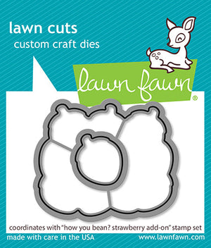 Lawn Fawn - How You Bean? STRAWBERRIES Add-On - Dies set
