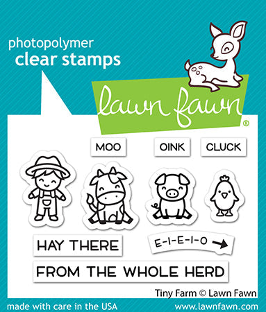 Lawn Fawn - TINY FARM - Stamps Set