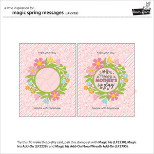 Lawn Fawn - Magic SPRING MESSAGES - Dies Set