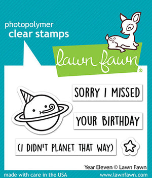 Lawn Fawn - YEAR ELEVEN Planet - Stamps Set