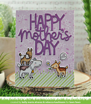 Lawn Fawn - Giant HAPPY MOTHER'S DAY - Die