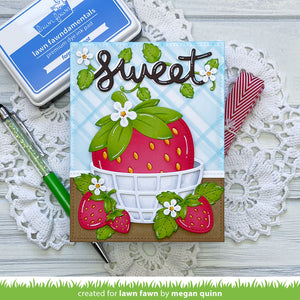 Lawn Fawn - Outside In STITCHED STRAWBERRY - Dies Set
