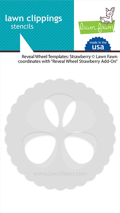 Lawn Fawn - Reveal Wheel STRAWBERRY Template