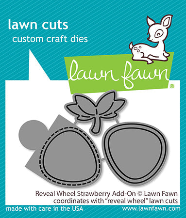Lawn Fawn - Reveal Wheel STRAWBERRY Add-On - Lawn Cuts Dies