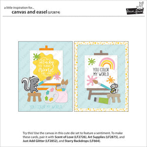 Lawn Fawn - CANVAS and EASEL - Dies Set