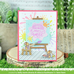 Lawn Fawn - CANVAS and EASEL - Dies Set