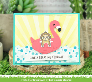 Lawn Fawn - FLAMINGO FLOATIE - Dies Set