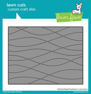 Lawn Fawn - STITCHED RIPPLE Backdrop - Die