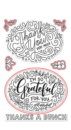 Lawn Fawn - GIANT THANK YOU MESSAGES - Dies Set