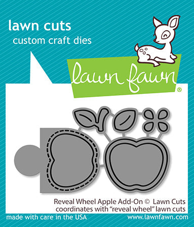 Lawn Fawn - Reveal Wheel APPLE Add-On - Lawn Cuts Dies