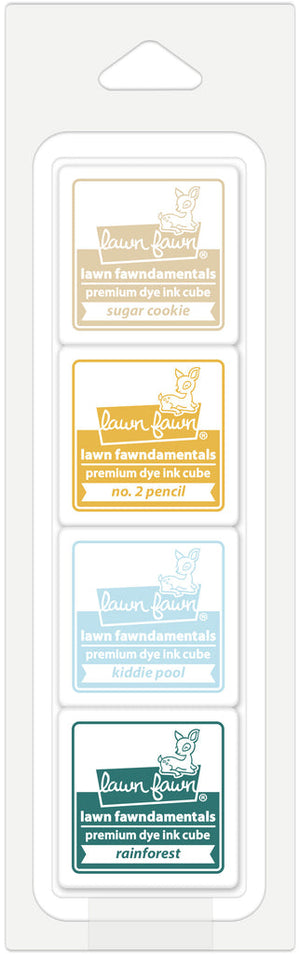 Lawn Fawn - SANDY SHORE - 1" Ink Cube Pack Fawndamentals