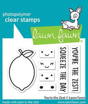 Lawn Fawn - YOU'RE THE ZEST - Stamps set