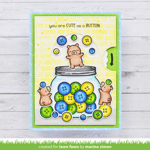 Lawn Fawn - How You Bean? BUTTONS Add-On - Dies Set - 20% OFF!