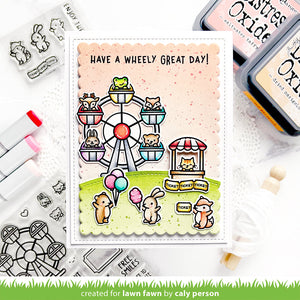Lawn Fawn - WHEELY GREAT DAY - Stamps Set