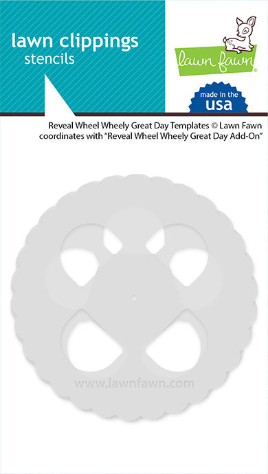 Lawn Fawn - Reveal Wheel WHEELY GREAT DAY Template