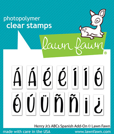 Lawn Fawn - HENRY JR's ABC's SPANISH Add-On - Stamps Set