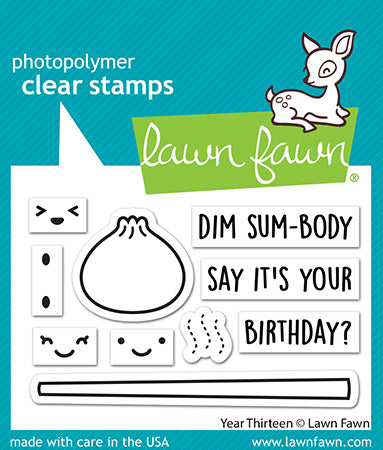Lawn Fawn - YEAR THIRTEEN DIM SUM - Stamps Set