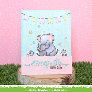 Lawn Fawn - FISHTAIL BANNER BORDER - Dies set