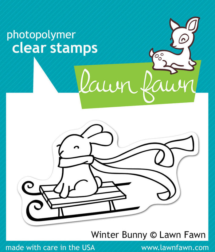 Lawn Fawn - WINTER BUNNY - Clear STAMPS