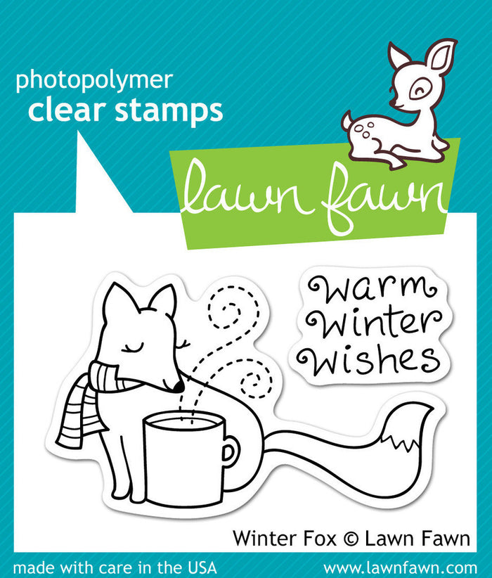 Lawn Fawn - WINTER FOX - Clear STAMPS