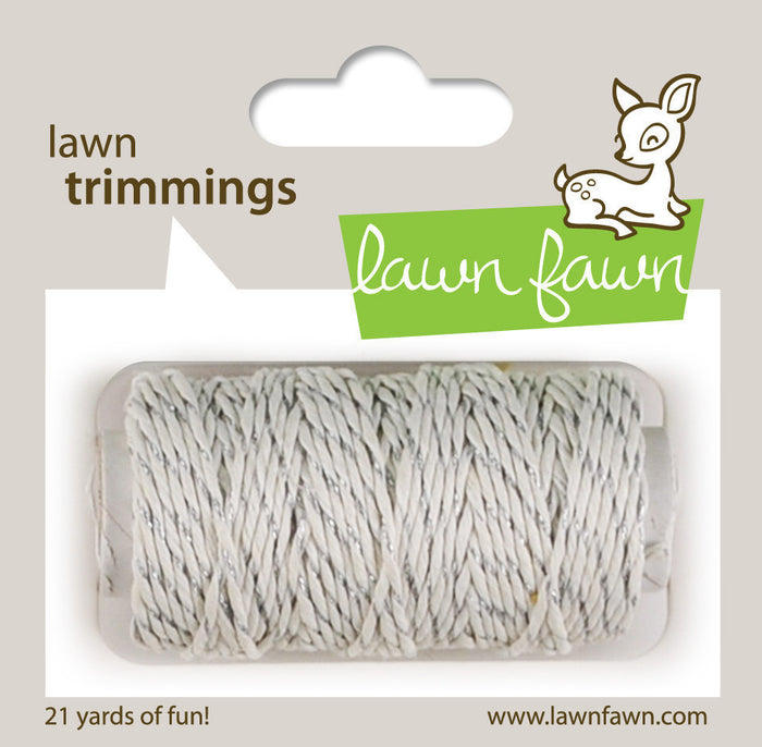 Lawn Fawn - Hemp Cord - Lawn Trimmings SILVER SPARKLE