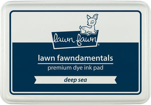 Lawn Fawn DEEP SEA Premium Dye Ink Pad Fawndamentals - Hallmark Scrapbook - 1