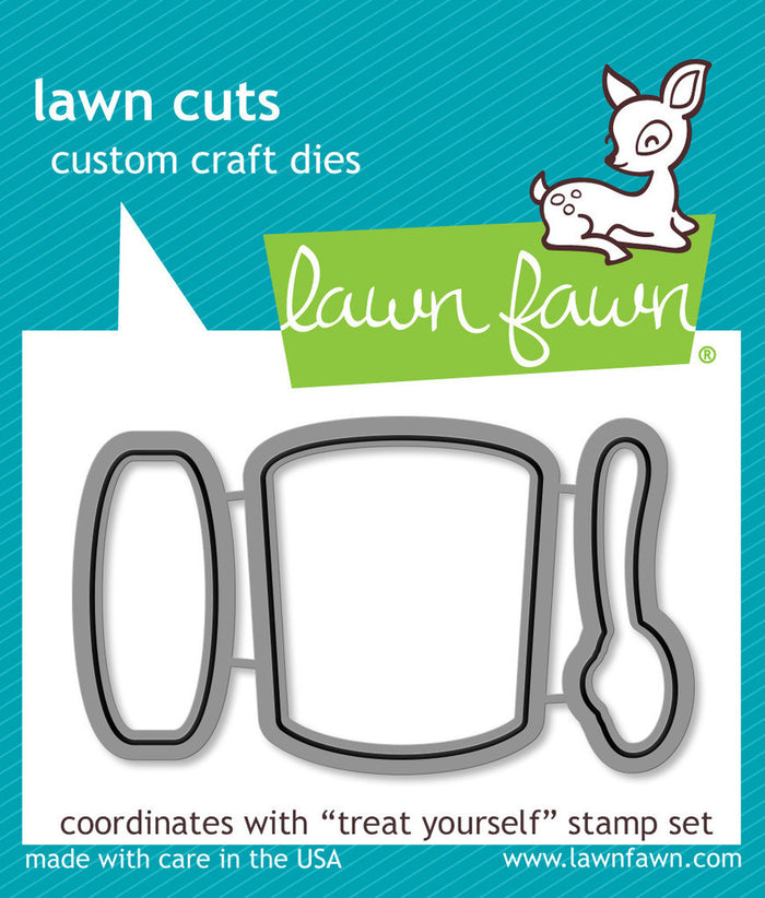 Lawn Fawn - TREAT YOURSELF - Lawn Cuts DIES 3pc
