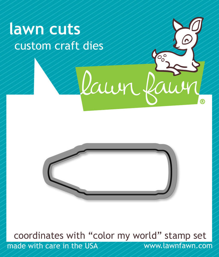 Lawn Fawn - COLOR MY WORLD - Lawn Cuts DIES 1pc - 20% OFF!