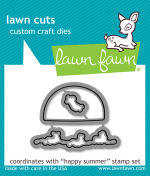 Lawn Fawn - HAPPY SUMMER - Lawn Cuts DIES 3pc - Hallmark Scrapbook - 1