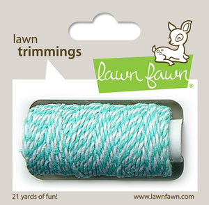 Lawn Fawn - Hemp Cord - Lawn Trimmings AQUAMARINE - Hallmark Scrapbook