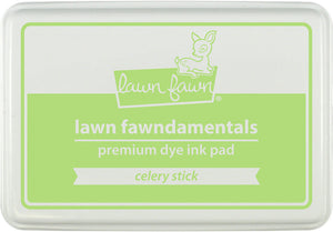 Lawn Fawn CELERY STICK Premium Dye Ink Pad Fawndamentals - Hallmark Scrapbook
