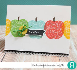 Reverse Confetti - ALL APPLES - Stamp Set - 20% OFF!