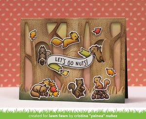 Lawn Fawn - LIFT THE FLAP TREE BACKDROP - Die