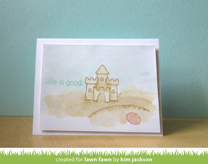 Lawn Fawn - Life Is Good - CLEAR STAMPS 25 pc - Hallmark Scrapbook - 3