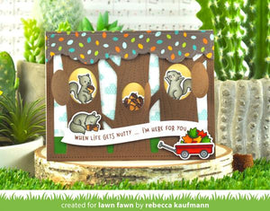 Lawn Fawn - LETS GO NUTS - Stamps Set